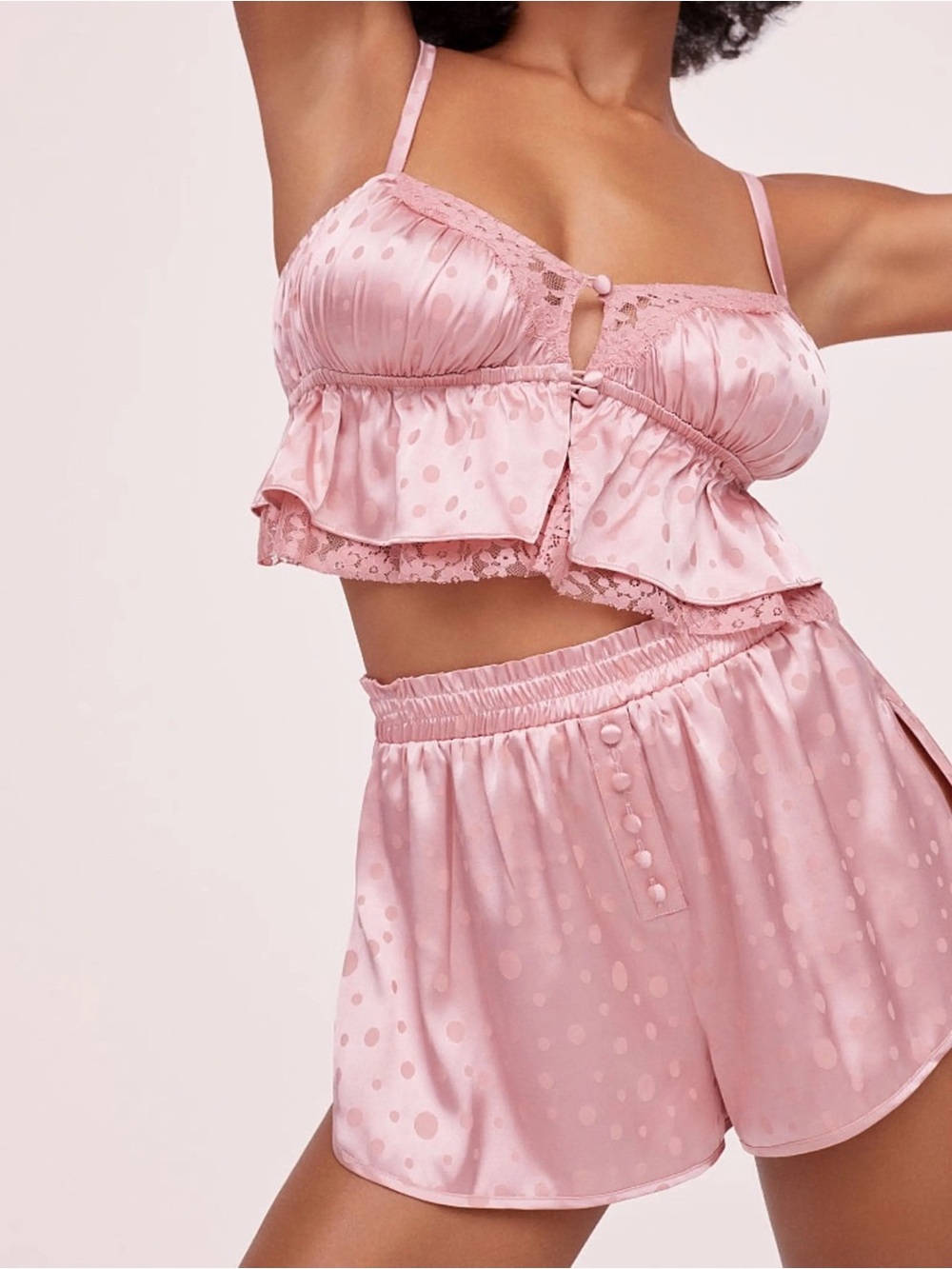 For Love & Lemons X Victoria’s Secret Pajama Bralette